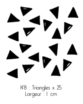 Triangles argent